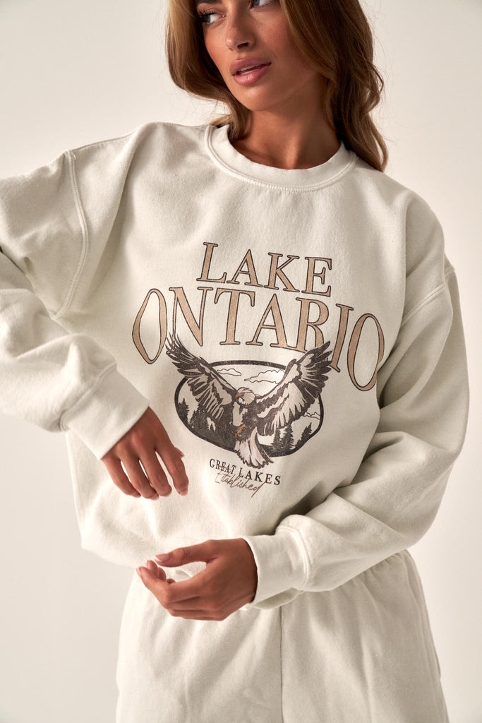 Lake Ontario Washed Sweater