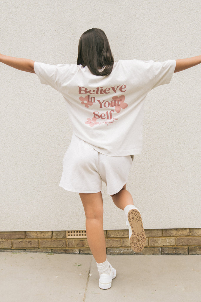 Believe Washed Natural Organic Tee