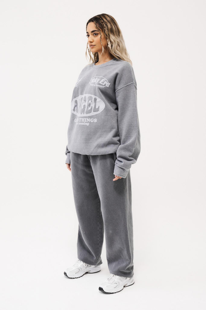 Angel Washed Grey Sweater
